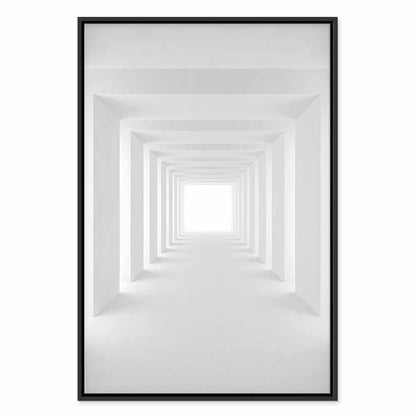 Leinwandbild - Shadow Tunnel (1 Part) Vertical