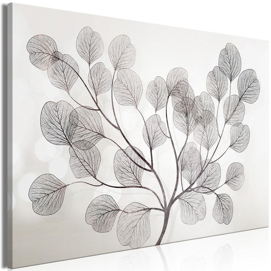 Canvas art print - Leaves in the Wind, wide format, decorative wall art.