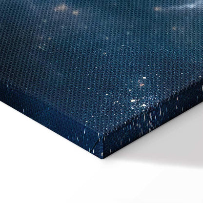 Leinwandbild - Astronomical Wonders: Clouds and Stars in Harmonious Combination