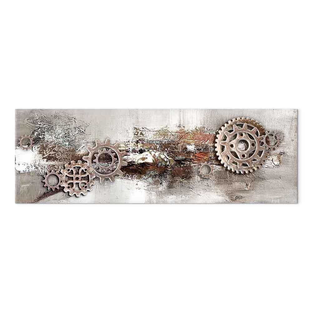 Leinwandbild - Steel Cranks (1 Part) Narrow