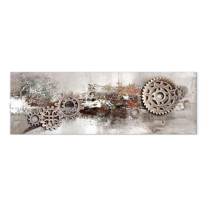 Leinwandbild - Steel Cranks (1 Part) Narrow