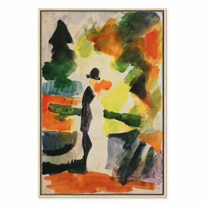 Leinwandbild - August Macke – Paar im Park