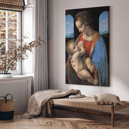 Wandbild XXL - Leonardo da Vinci – Madonna Litta