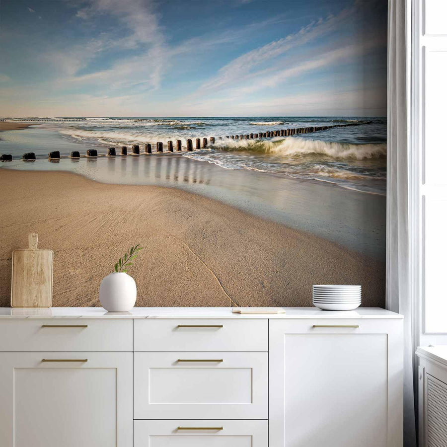 Fototapete Sea Breeze – Sanfte Meeresbrise für dein Zuhause