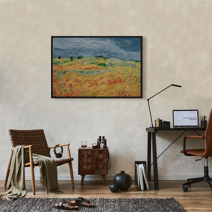 Leinwandbild - Vincent van Gogh – Fields with Poppies