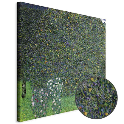 Leinwandbild - Gustav Klimt – Roses Among the Trees