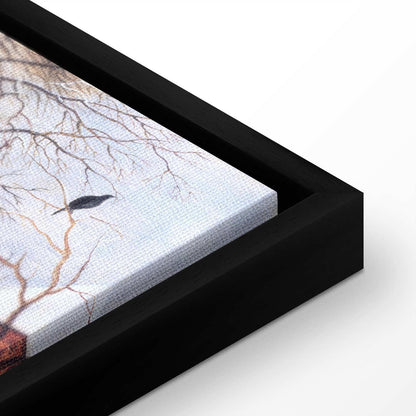 Leinwandbild - Pieter Bruegel the Elder – Winter Landscape with Birdtrap