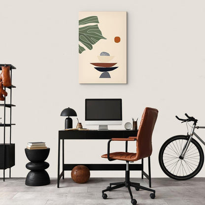 Leinwandbild - On the Sunny Terrace (1 Part) Vertical