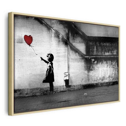 Leinwandbild - hope (Banksy) Artgeist