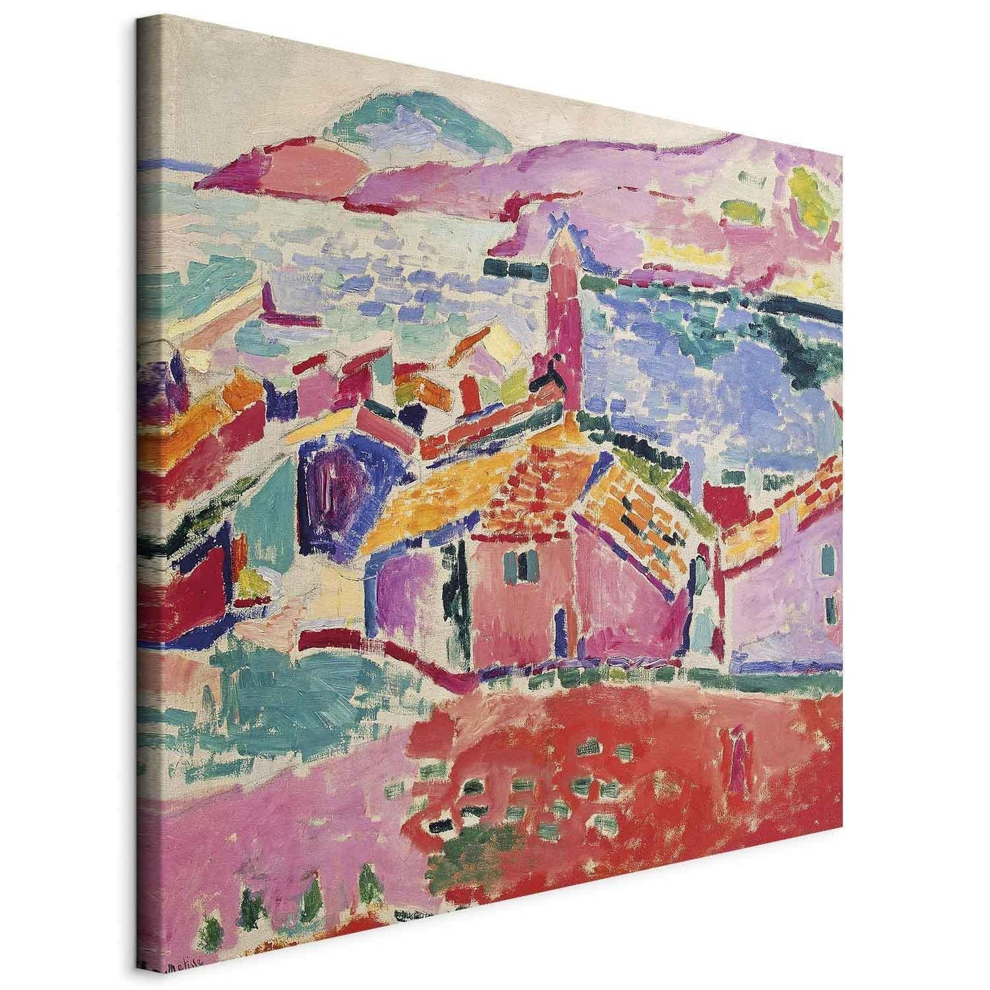 Leinwandbild - Henri Matisse – View of Collioure