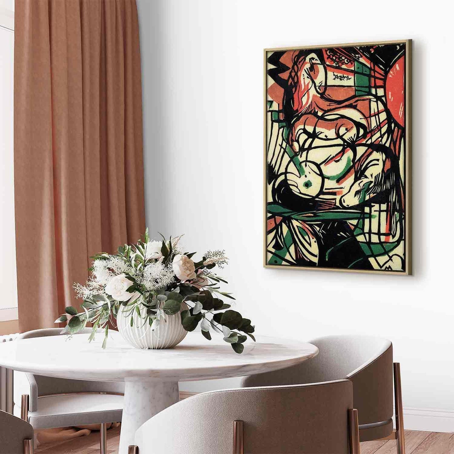 Leinwandbild - Franz Marc – The Birth of the Horse