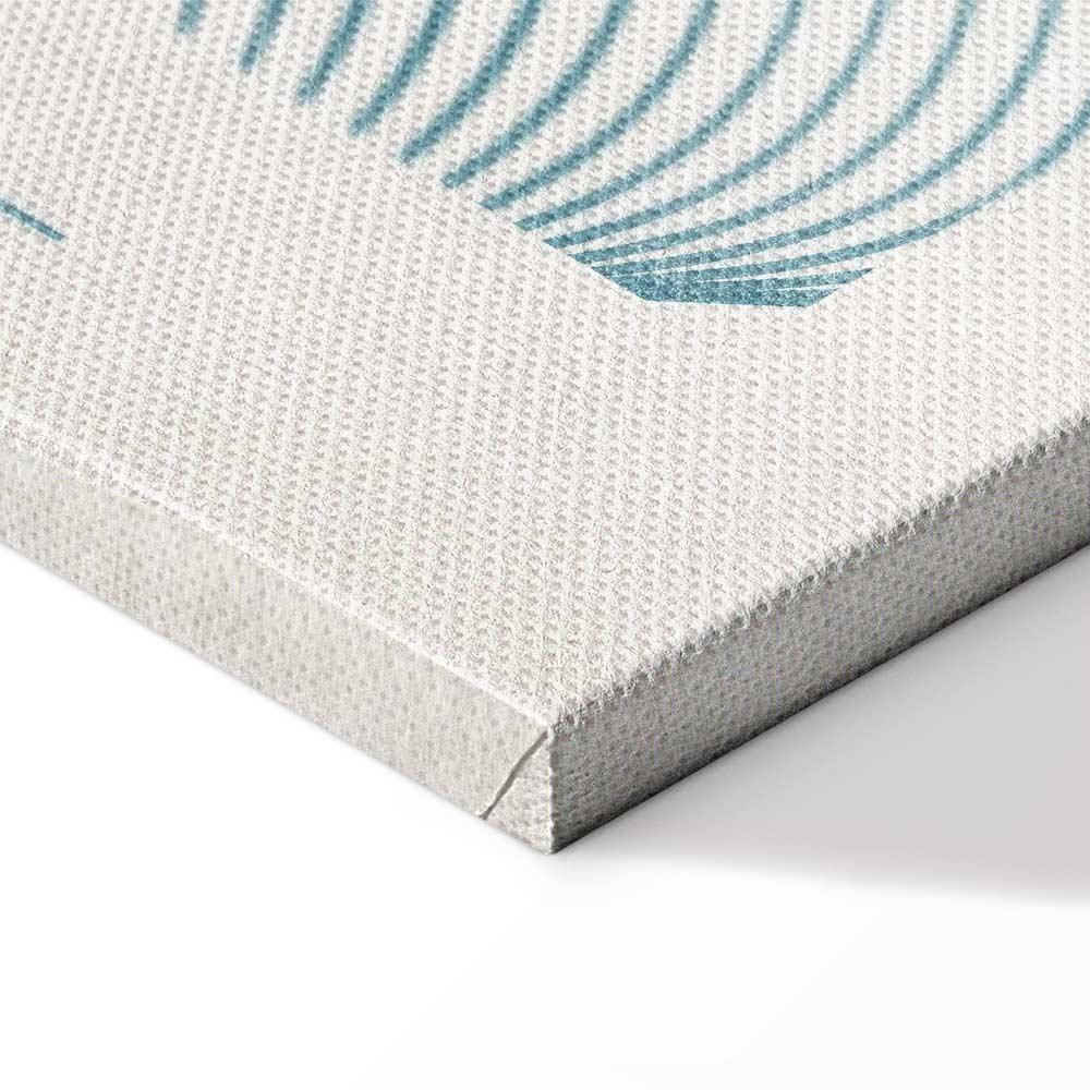 Leinwandbild - Simple Blue (1 Part) Vertical