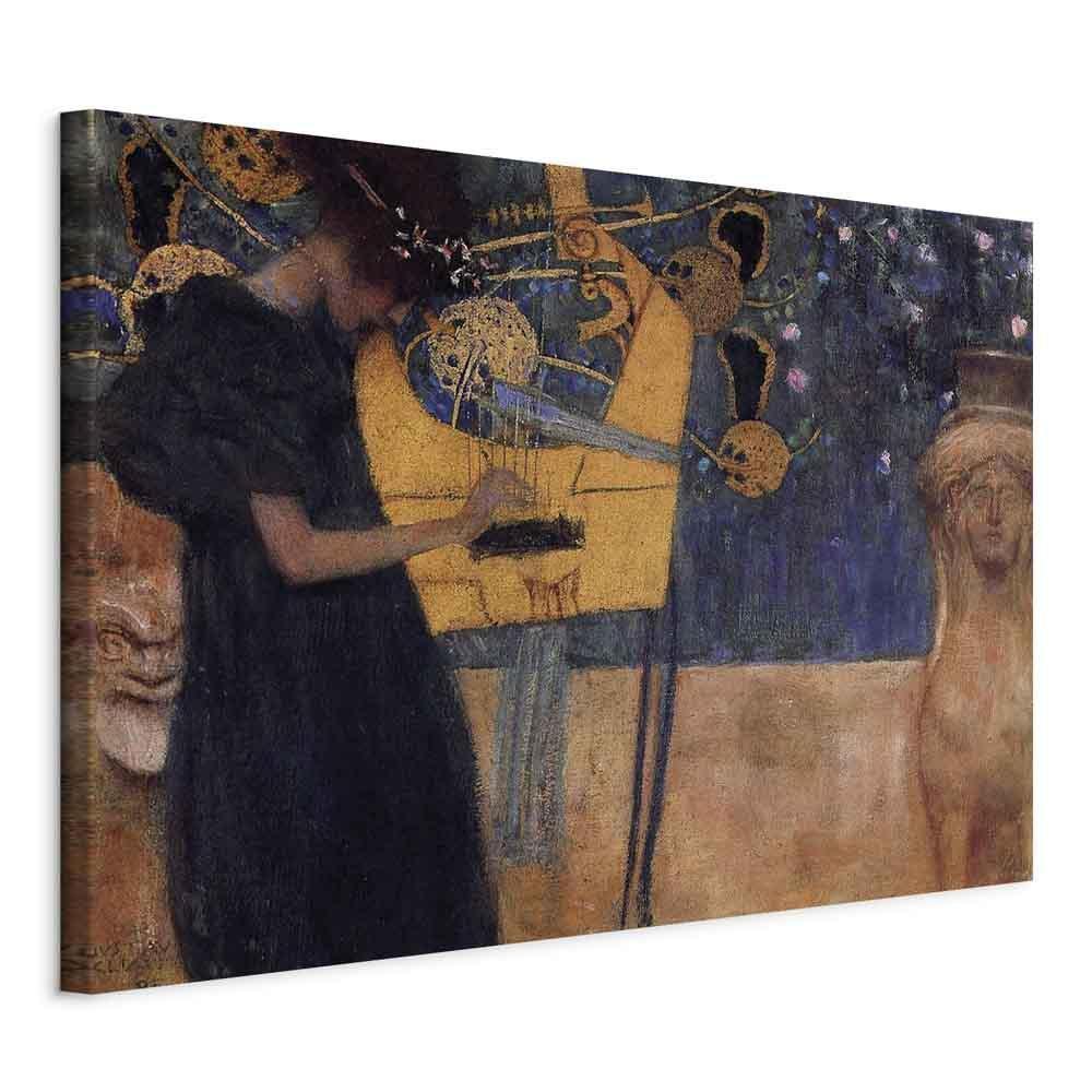 Leinwandbild - Gustav Klimt – Music