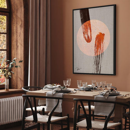 Leinwandbild - Two Comets (1 Part) Vertical