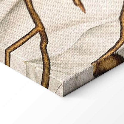 Leinwandbild - Frida Kahlo – Self-Portrait with Thorn Necklace and Hummingbird