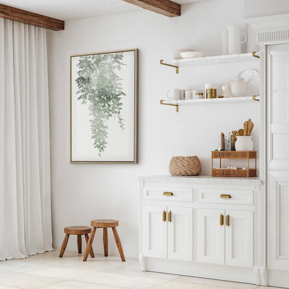 Leinwandbild - Green Cascade (1 Part) Vertical