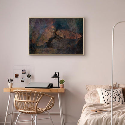 Leinwandbild - Copper Leaves (1 Part) Wide