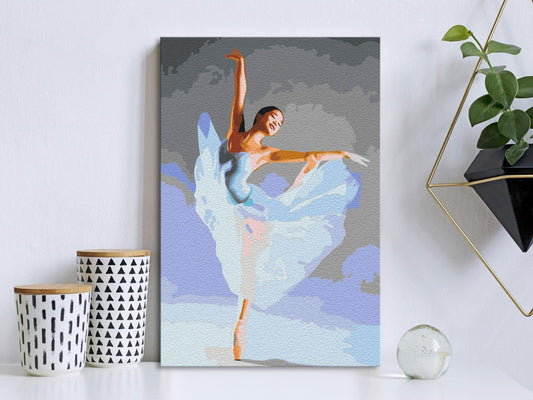 Malen nach Zahlen - Dancing in the Blue
