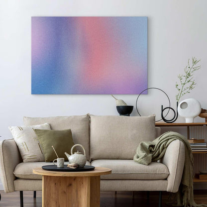 Leinwandbild - Rainbow Gradient - Delicate Multicolored Gradient Resembling Mist Artgeist