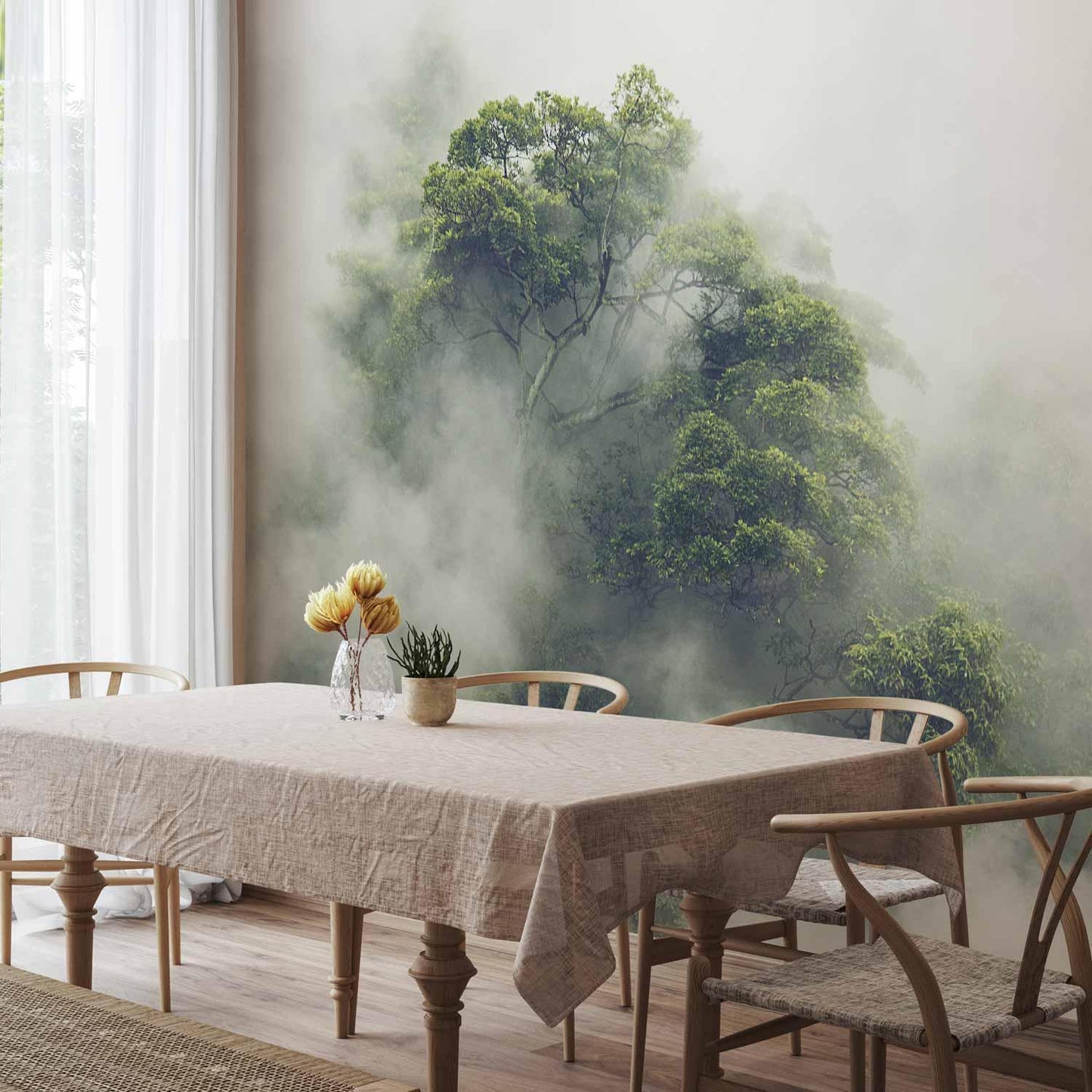 Fototapete - Foggy Amazon