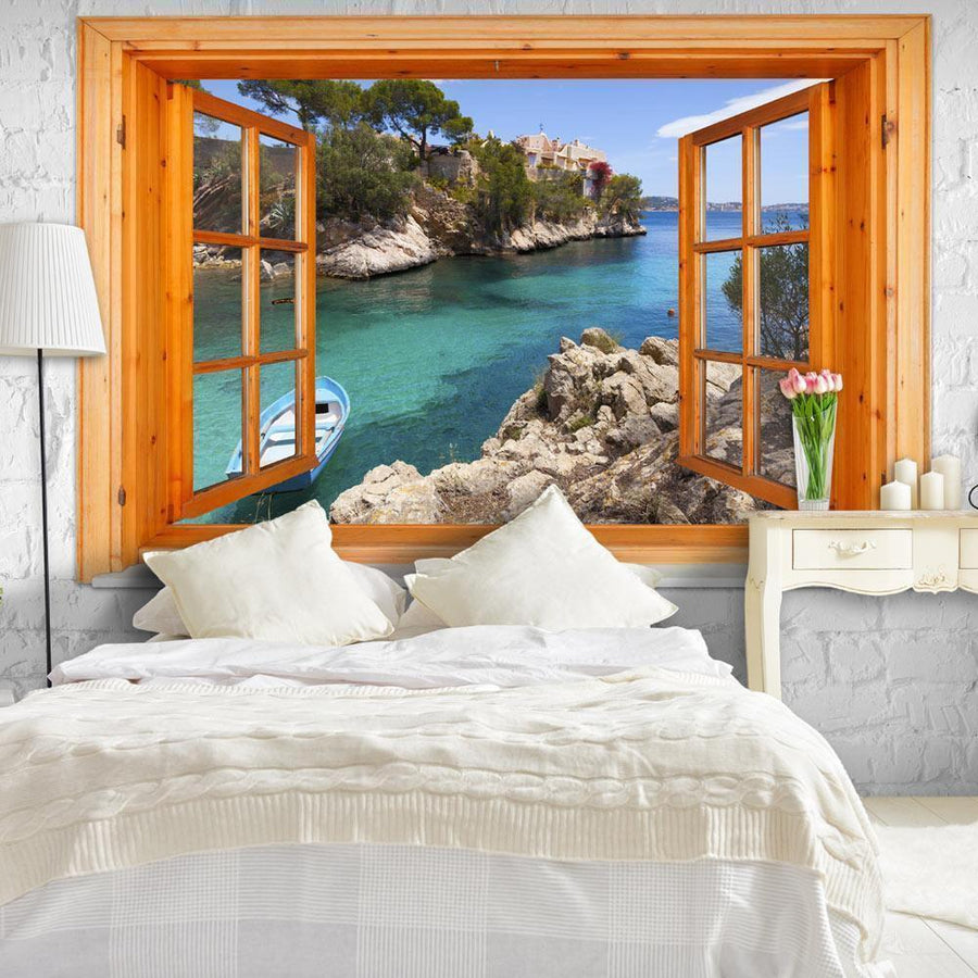 Fototapete Mediterrane Landschaft – Urlaubsfeeling für dein Zuhause Sawelt