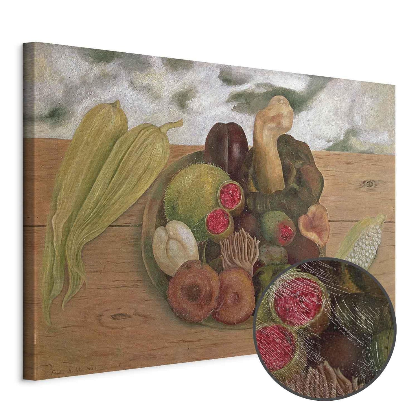 Leinwandbild - Frida Kahlo – The Fruits of the Earth