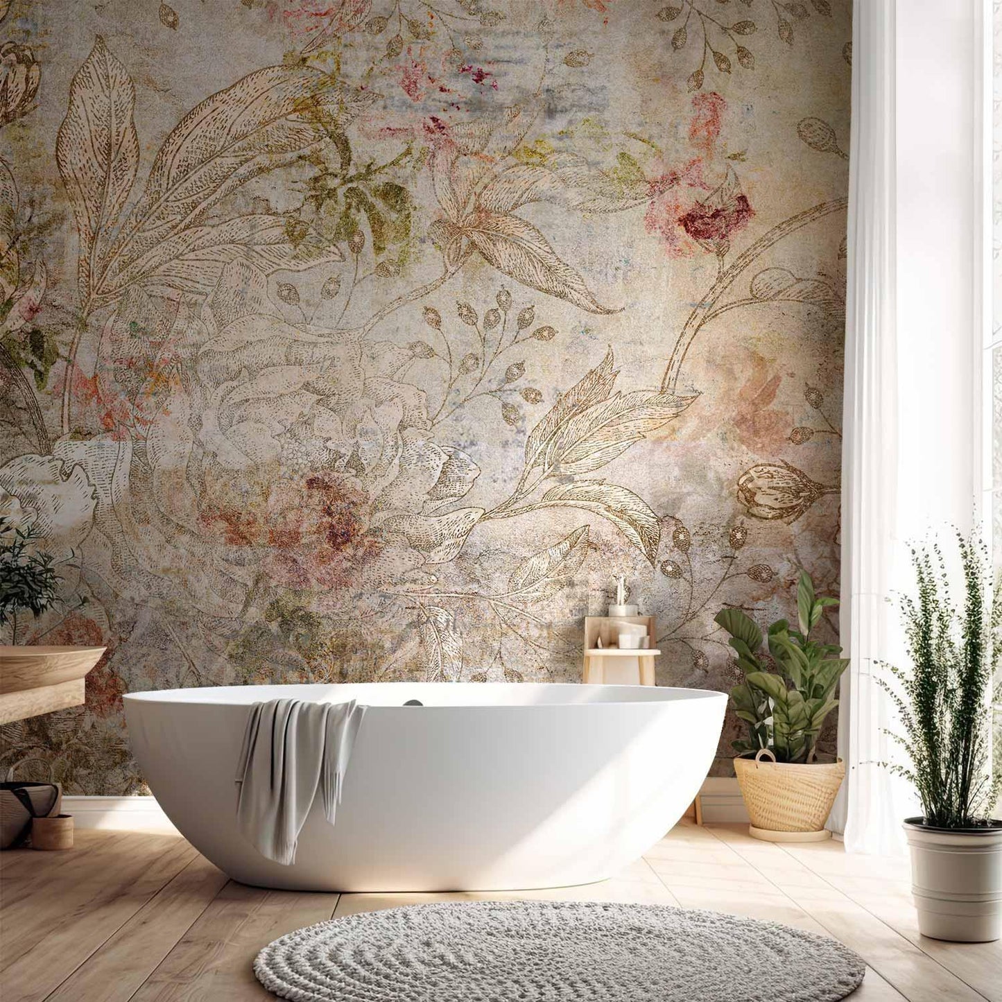 Fototapete - Old Postcard