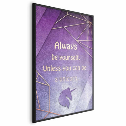 Poster - Be Yourself Artgeist