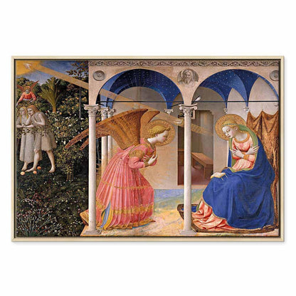 Leinwandbild - Fra Angelico – The Annunciation