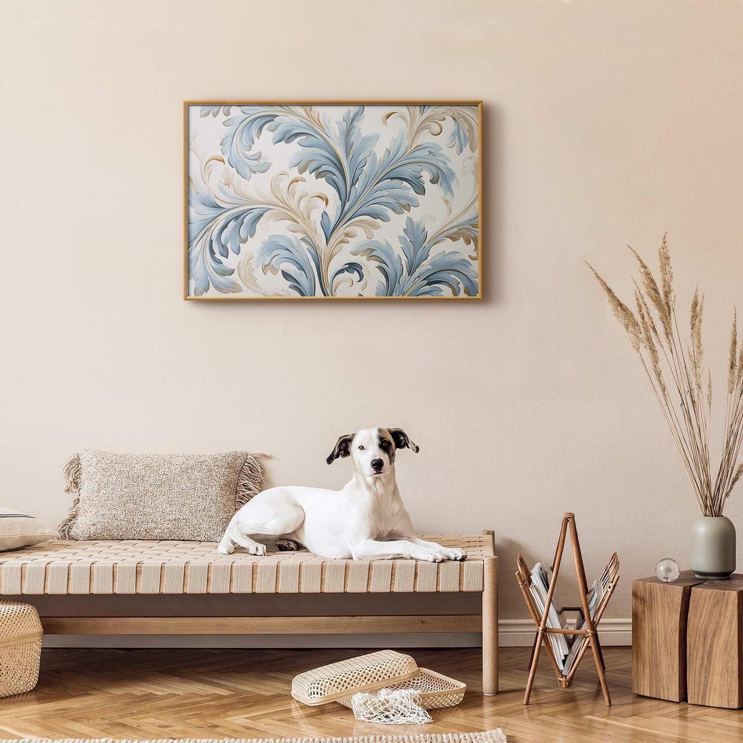 Poster - Baroque Vines in Light Colors