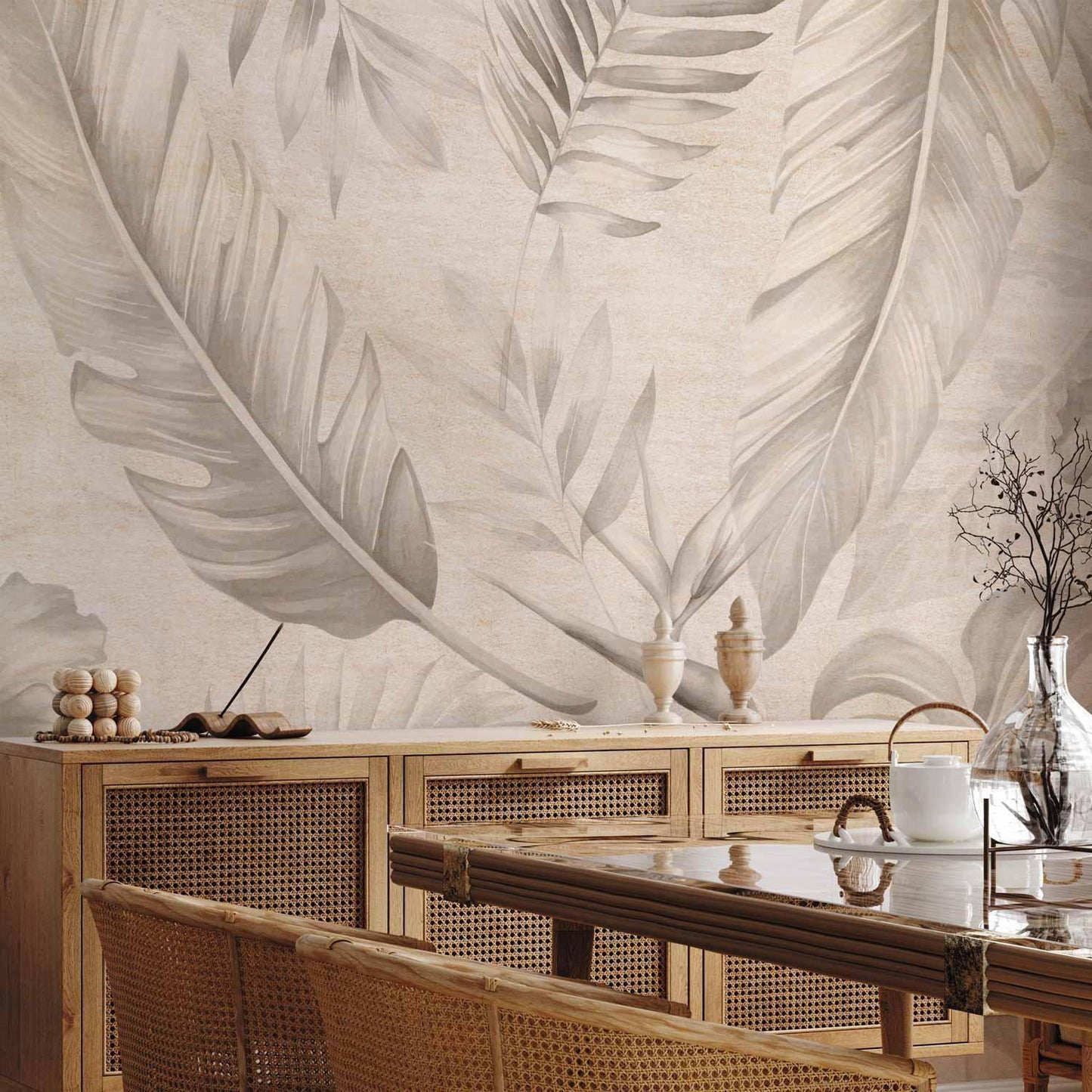 Fototapete - Tropic in Sepia