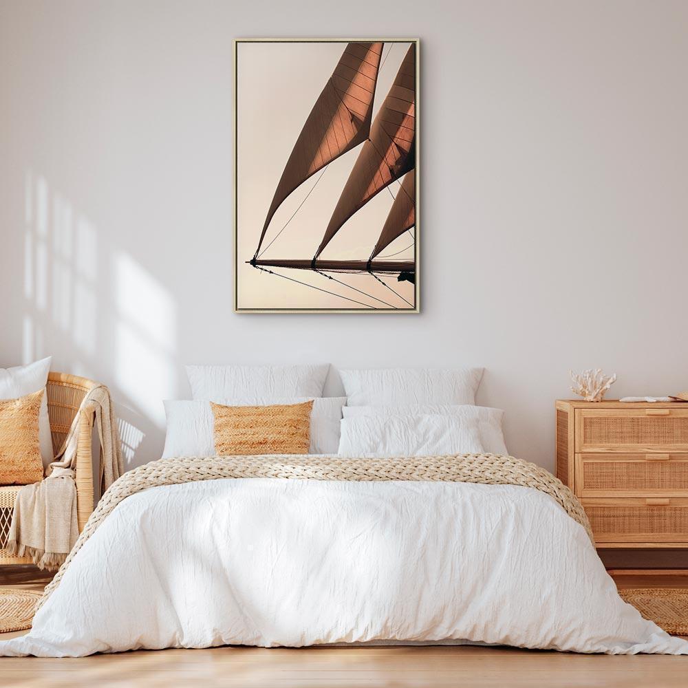 Leinwandbild - Sea Wind (1 Part) Vertical