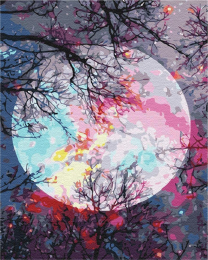 Malen nach Zahlen - Magical moon
