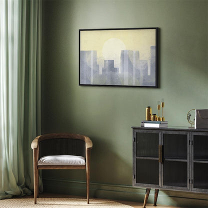 Leinwandbild - Modern City (1 Part) Wide - Third Variant