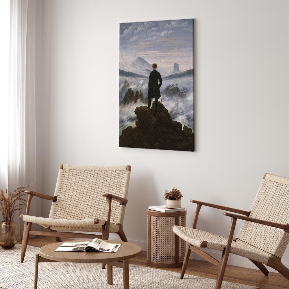 Leinwandbild - Caspar David Friedrich – Wanderer above the Sea of Fog