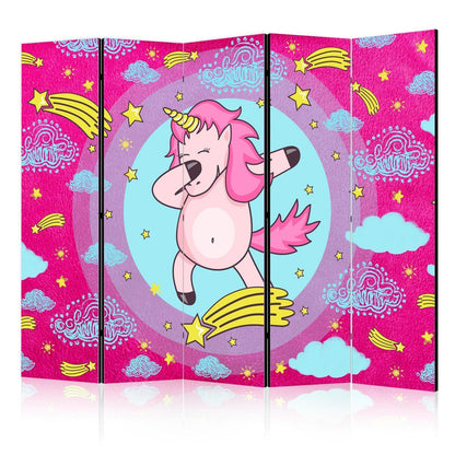 Paravent – Tanzendes Einhorn II