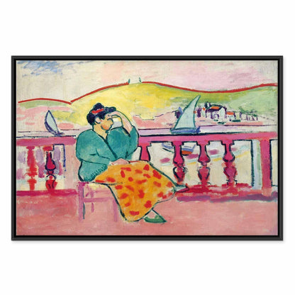 Leinwandbild - Henri Matisse – Woman on the Terrace