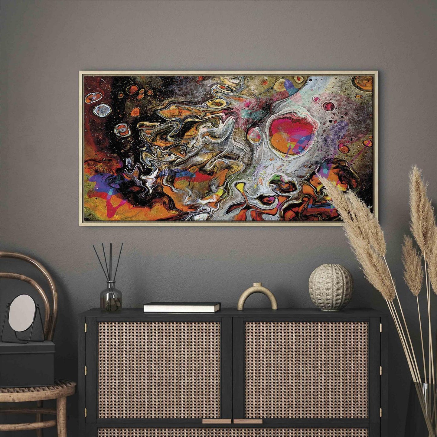 Leinwandbild - Paint Universe (1 Part) Wide