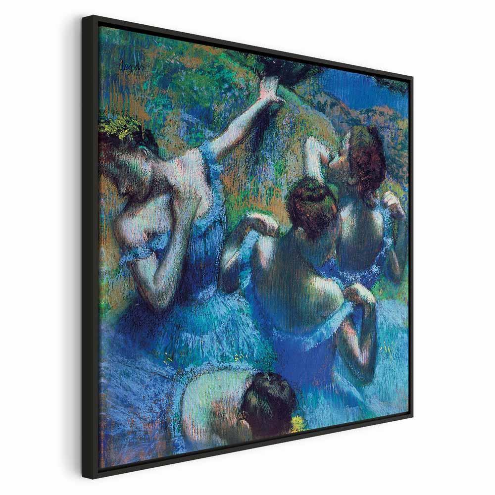 Leinwandbild - Edgar Degas – Blue Dancers II