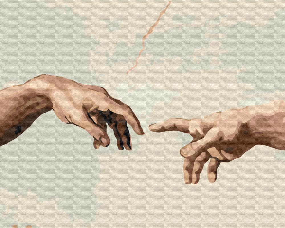 Malen nach Zahlen - Michelangelo – The Creation of Adam
