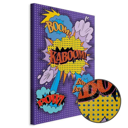 Leinwandbild - Kaboom! (1 Part) Vertical