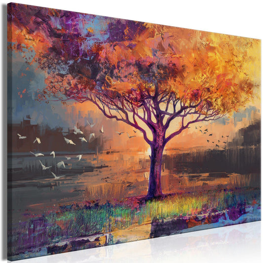 Leinwandbild - Autumn Sketches (1 Part) Wide Artgeist