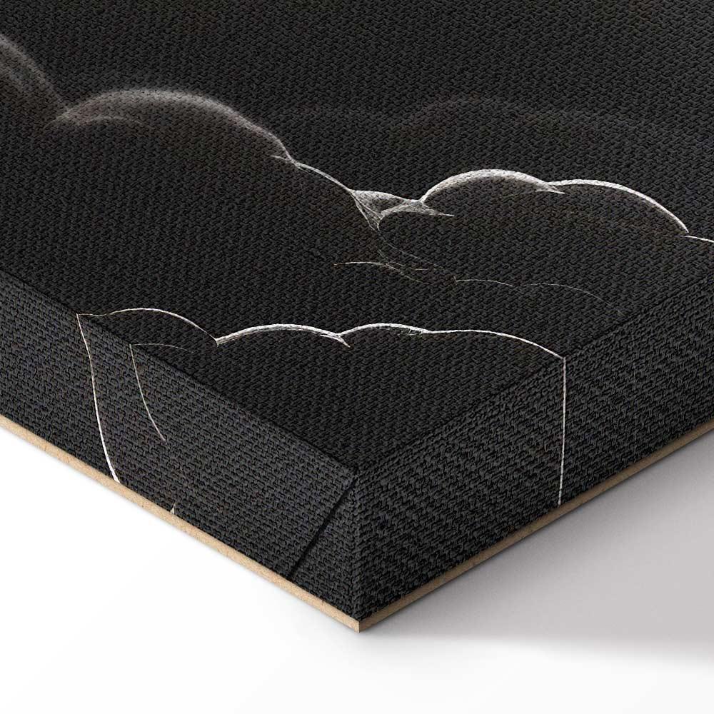 Leinwandbild - Moon and Stars Singing Among the Great Clouds