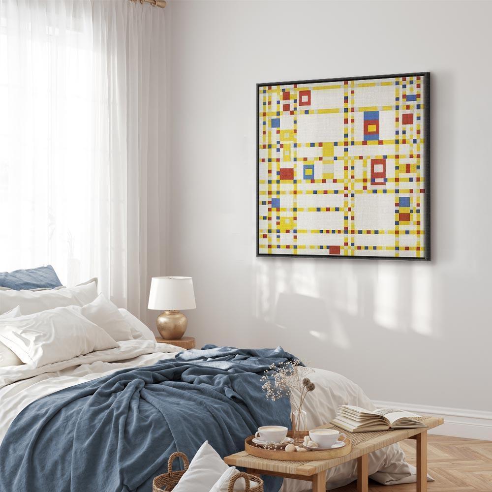 Leinwandbild - Piet Mondrian – Broadway Boogie Woogie