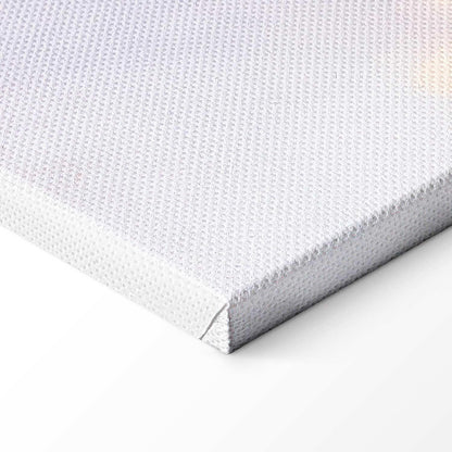 Leinwandbild - Pastel stones - pink and blue structures on a marble base