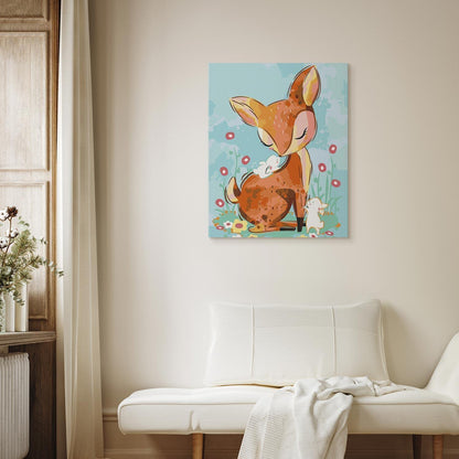 Malen nach Zahlen - Doe in the Meadow