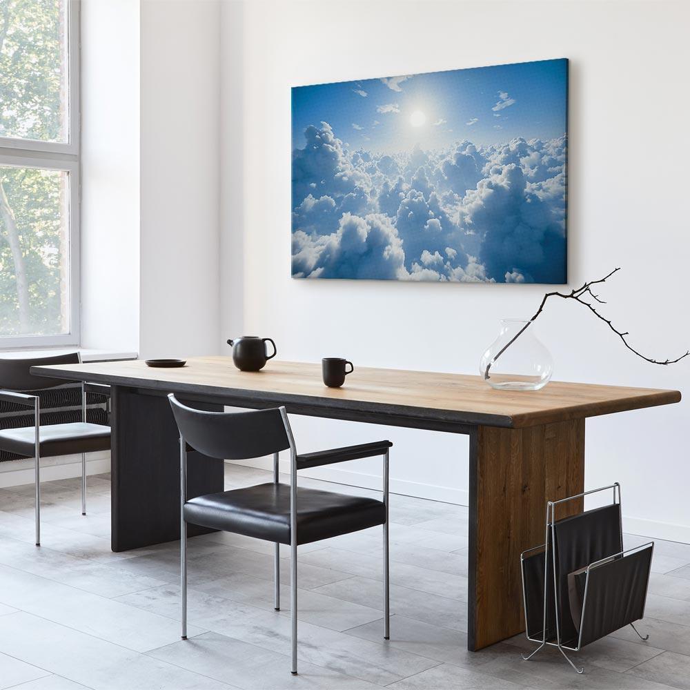 Leinwandbild - Heavenly Calm: Warm Rays of the Sun