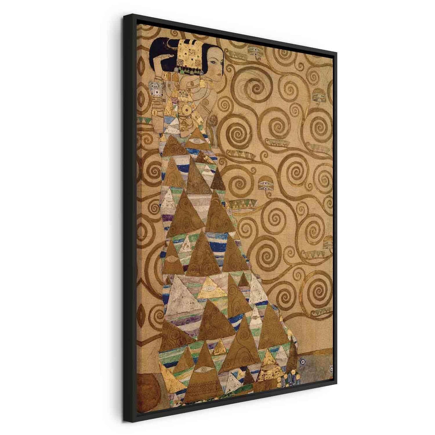 Leinwandbild - Gustav Klimt – Expectation