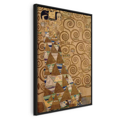Leinwandbild - Gustav Klimt – Expectation