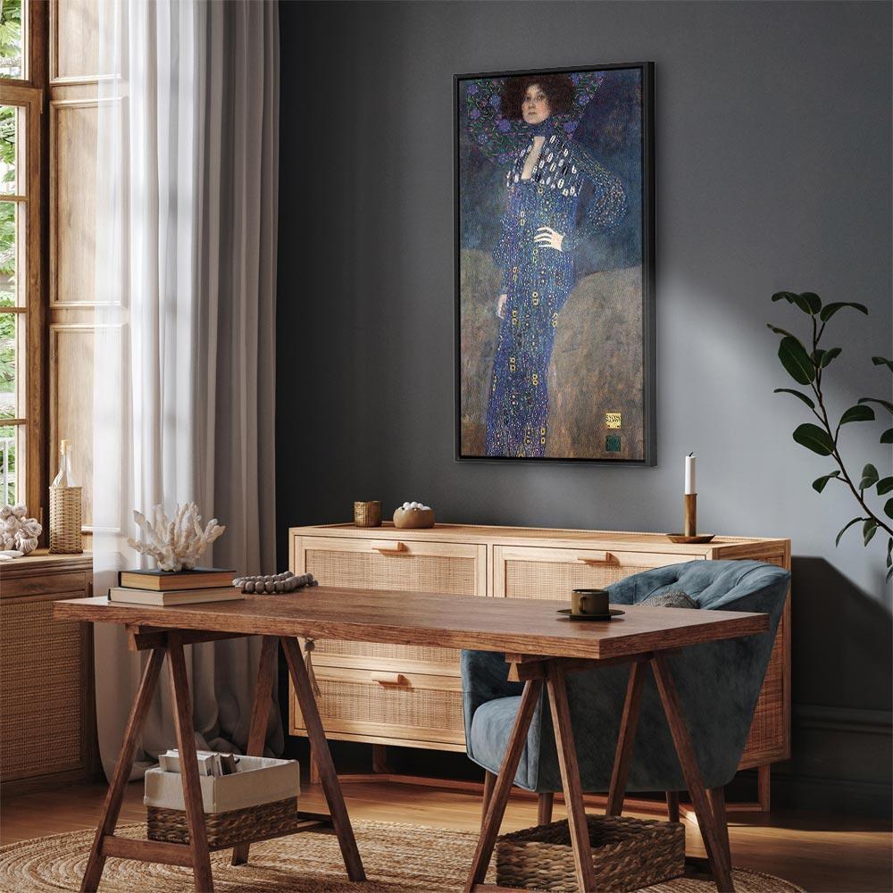 Leinwandbild - Gustav Klimt – Emilie Flöge